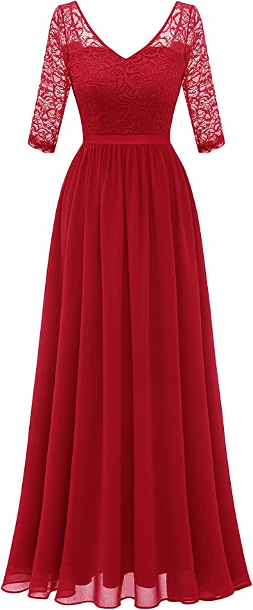 8 Best Red Winter Bridesmaid Dresses - Ideas & Reviews